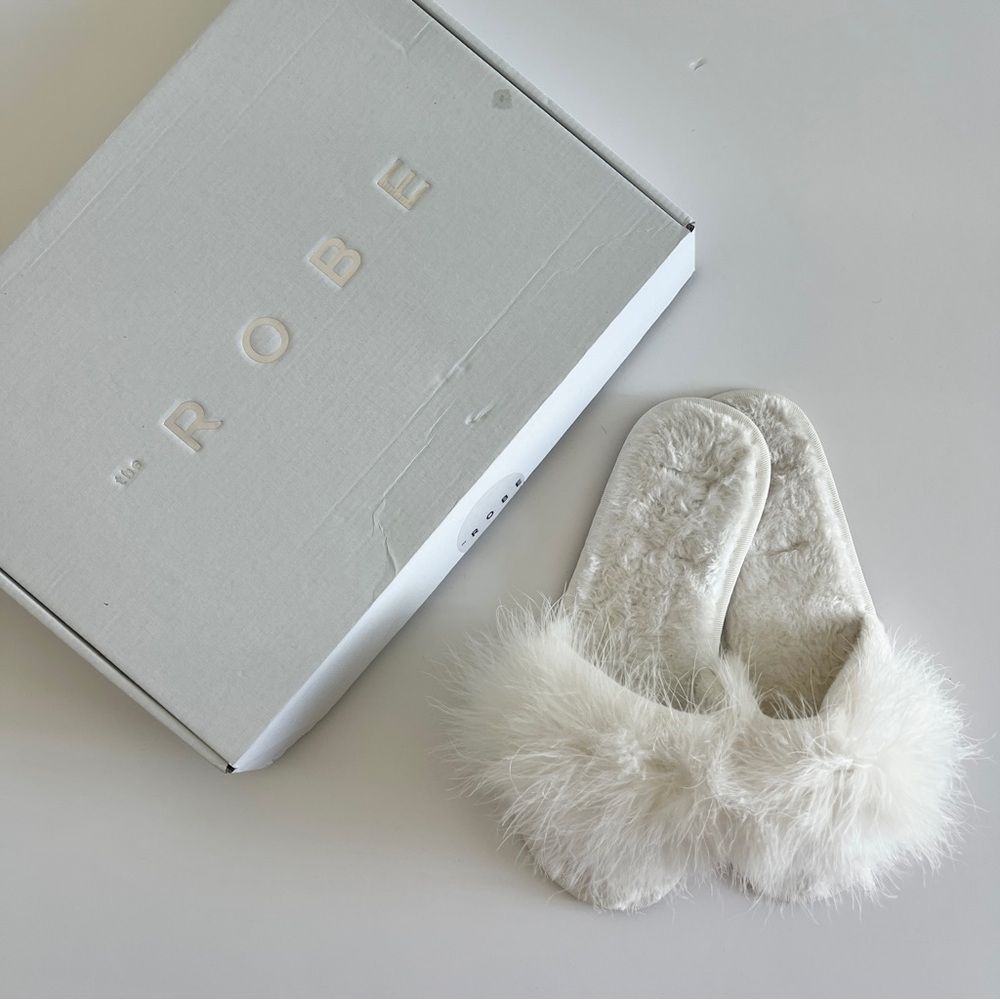 Faux Fur Slide Slippers by The Robe - Picture 2 of 8